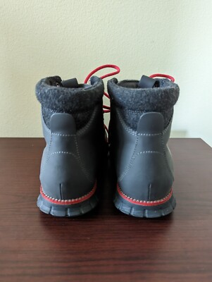 COLE HAAN Zerogrand Hiker Boots C29486 Magnet Leather Men display picture 1