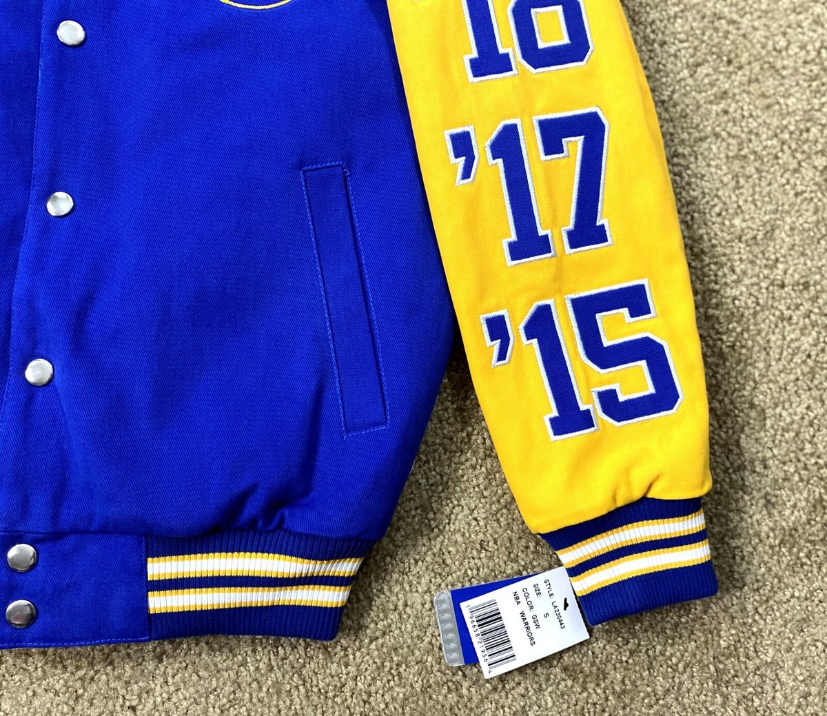 ゴールデンステート・ウォリアーズ ジャケット XL ゴールデンステート ウォリアーズ NBA プライムタイム