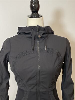 Lululemon Dance Studio Jacket Size 6 Reversible Full Zip