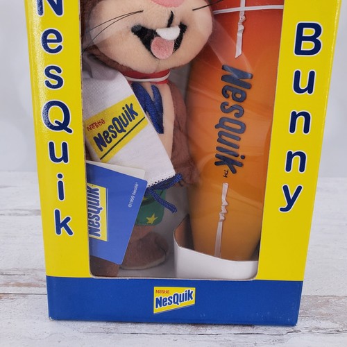 Juego de figuras y peluche Nesquik Bunny 1999 felpa y tabla de surf - Imagen 3 de 7