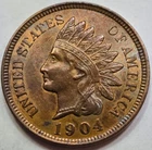 1904 Indian Head Penny MS Uncirculated Red/Brown *Pretty Coin*