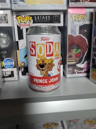 Funko Pop! SODA Disney Robin Hood Prince John 7,500 Sealed 1/6 Chance At Chase