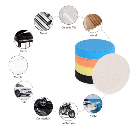 AVID POWER 6 Inch Buffing Polishing Pads 5Pcs for 6 Inch Backing Plate Compo... - Picture 7 of 7