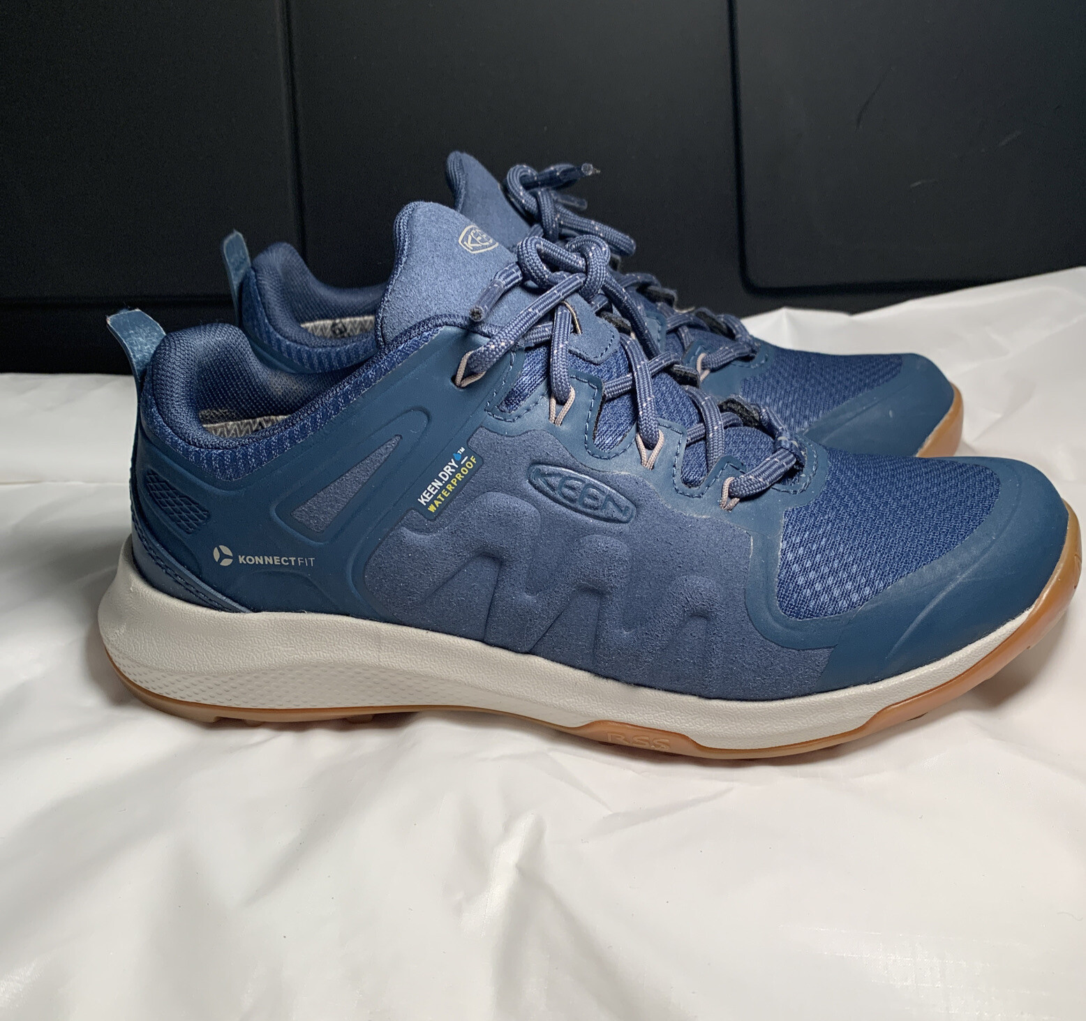 Scarpe Keen Explore Donna Taglia 6 Sneaker Impermeabili 1022024 Lacci Blu Maiolica