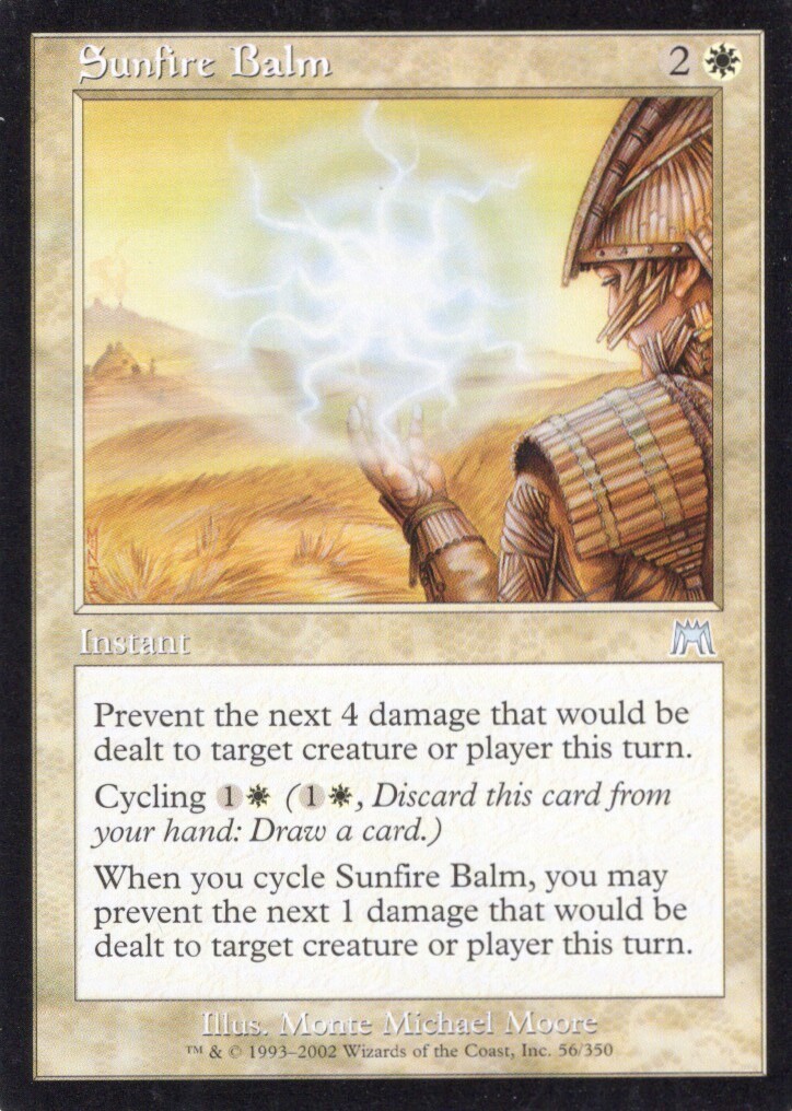 SUNFIRE BALM 56/350 ONSLAUGHT MTG MAGIC LP (yourdeckbuilder)