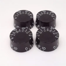 True Custom Shop® Black Recessed Speed Knob Set for Gibson USA Les Paul