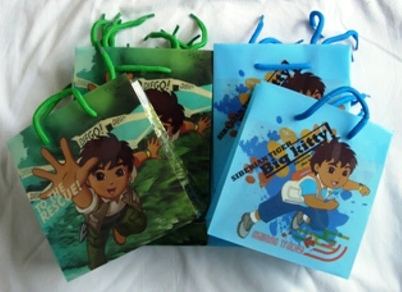 24 piezas Diego al Rescate Fiesta Favor Regalo Bolsa Niños Cumpleaños Suministros Foto 2 de 2