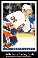 1993-94 Topps Premier Keith Acton #407 New York Islanders NHL Hockey