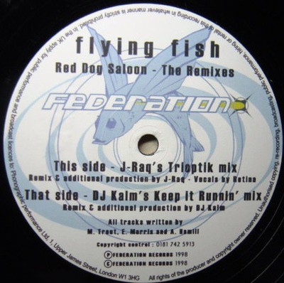 Flying Fish - Red Dog Saloon  (The Remixes) (12'')
