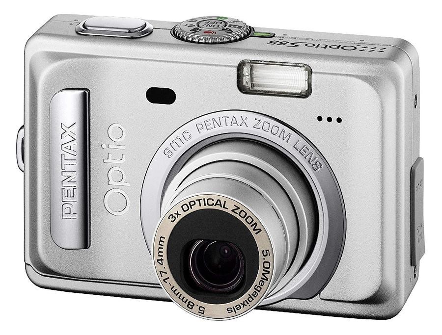 Pentax Optio S55 5MP Digital Camera with 3x Optical Zoom