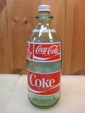 Vintage 1970s Coca Cola  2 Liter Glass Coke B...