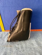 Leather Ankle Lace Up Orthopedic Brace Left Foot