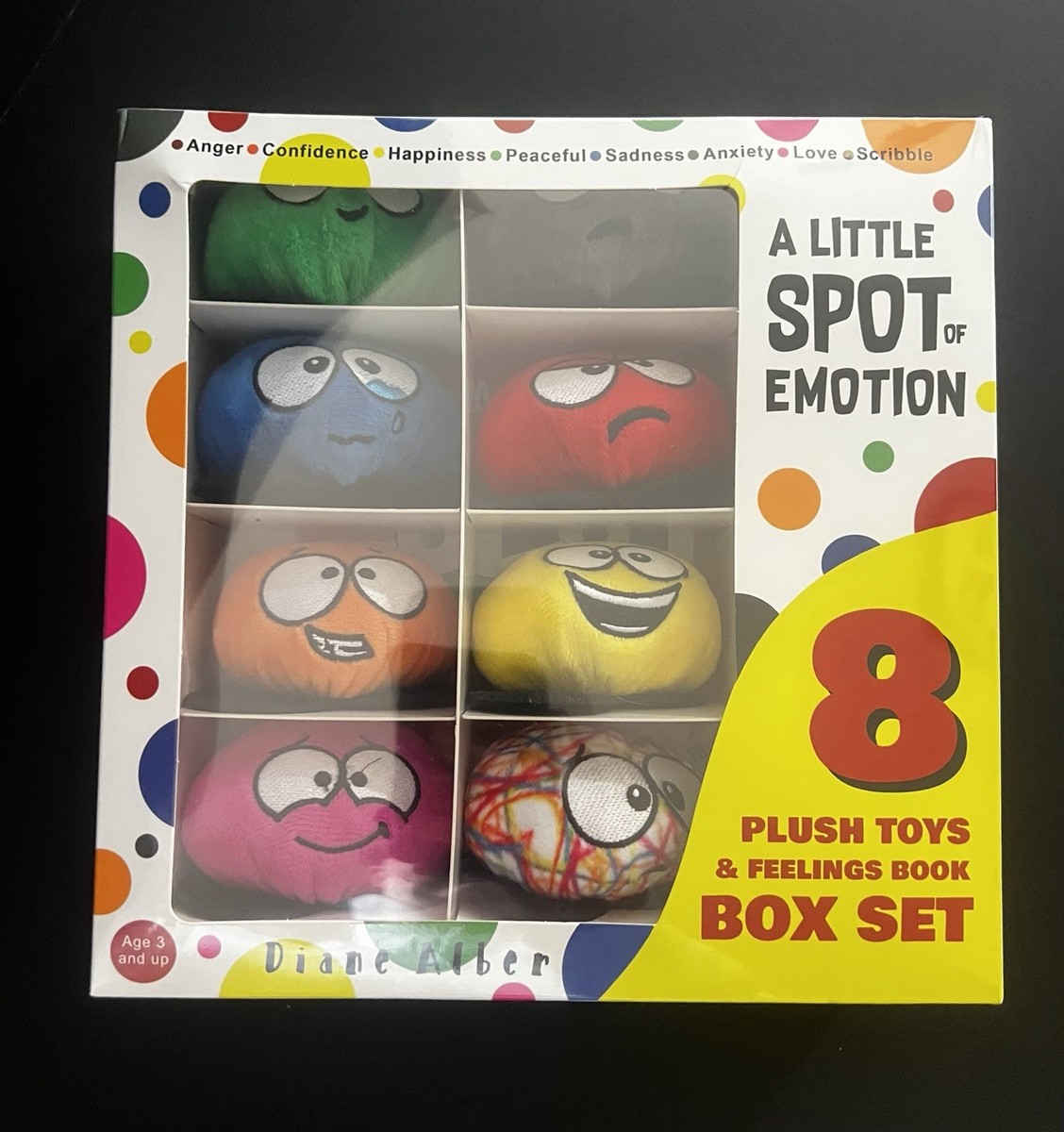 Little SPOT of Emotion 8 Plush Toys with Feelings Book Box Set by