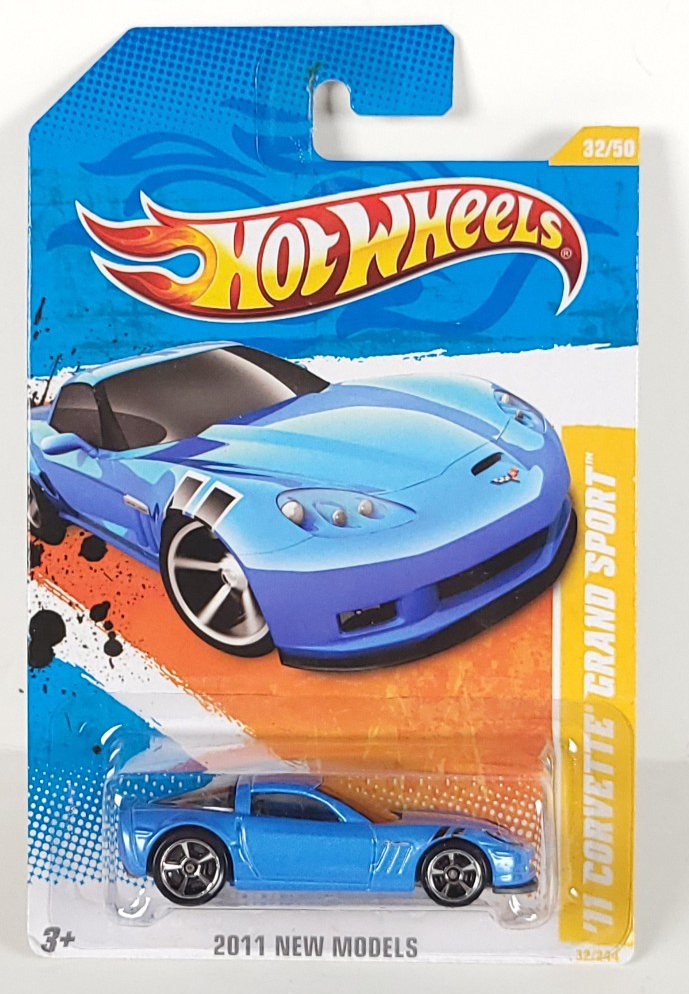 Hot Wheels '11 Corvette C6 Grand Sport blue 2011 New Models | eBay