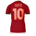 AS Roma 1998-99 Fußballtrikot, signiert von Francesco Totti