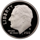 2022-S Roosevelt Dime Proof — photo from another recent sale