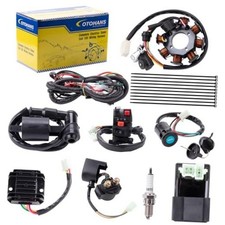 Complete Electrics Stator Coil CDI Wiring Harness with Full Copper Wire for 4
