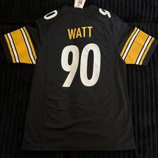 Nike Pittsburgh Steelers TJ Watt Jersey Size Large Black New with Tags