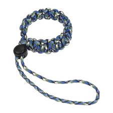 Camera Wrist Strap - Paracord Camera Hand Strap Lanyard, Blue/White/Green
