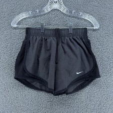 Nike Dri-Fit Running Shorts Womens S Black Athletic Gym Workout Training