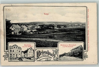 13614514 - 6251 Birlenbach Handlung H. Kroeller Baeckerei Gasthaus W. Schmidt