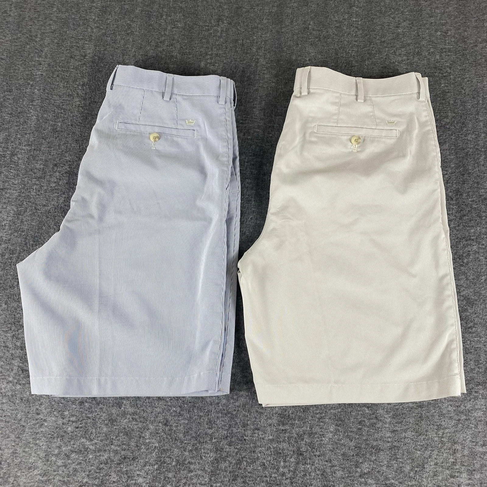 Peter Millar Crown Sport Seersucker Shorts Lot 2 Pair Size 36 Golf Blue and Tan
Opens in a new windo
