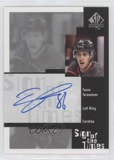 2019-20 SP Authentic 1999-00 Retro Sign of the Times Teuvo Teravainen Auto x7n