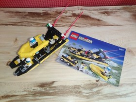 (3 Sets) LEGO World City: Coast Watch HQ 7047; Hideout 7045; River Response 6451