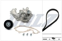 Dolz Wasserpumpe + Zahnriemensatz KD123 FüR Focus Fiesta DBW Ford DNW DAW DFW 1