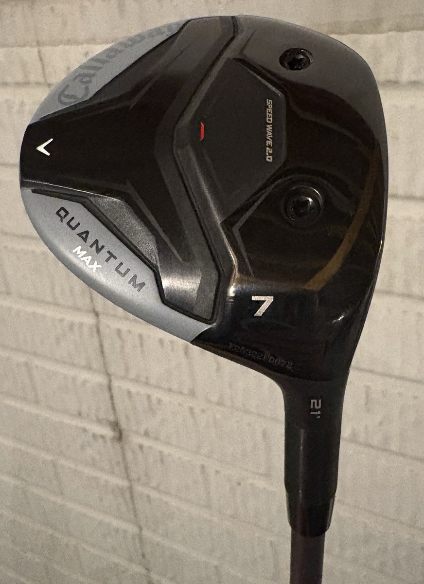 Callaway Quantum Max 7 wood 21* Fairway Wood Stiff RH Denali 6.0