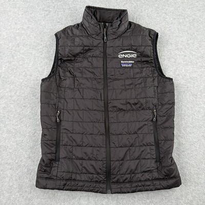 Patagonia Vest Mens Medium Black Nano Puff Insulated Quilted Casual Office