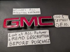 ✅OEM 01-06 GMC YUKON SIERRA YUKON XL EMBLEM FRONT GRILLE GRILL 15706 323 FACTORY