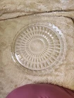 Jeanette Windsor Clear Round Serving Cake Plate 10.5 Inches
