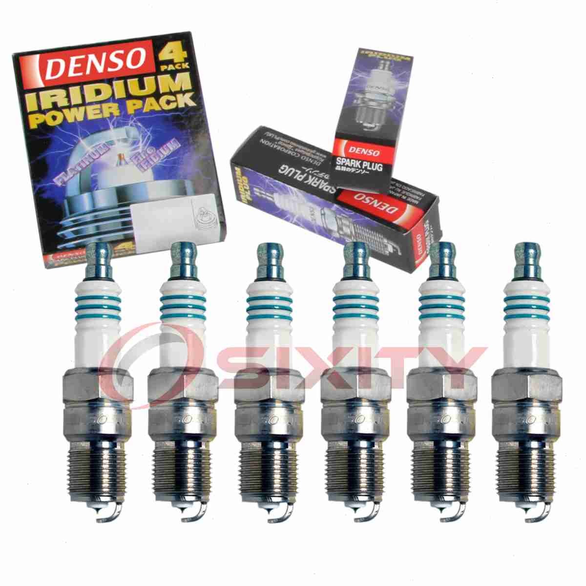 6 pc Denso Iridium Power Spark Plugs for 1984-1990 Ford Bronco II 2.8L 2.9L sg