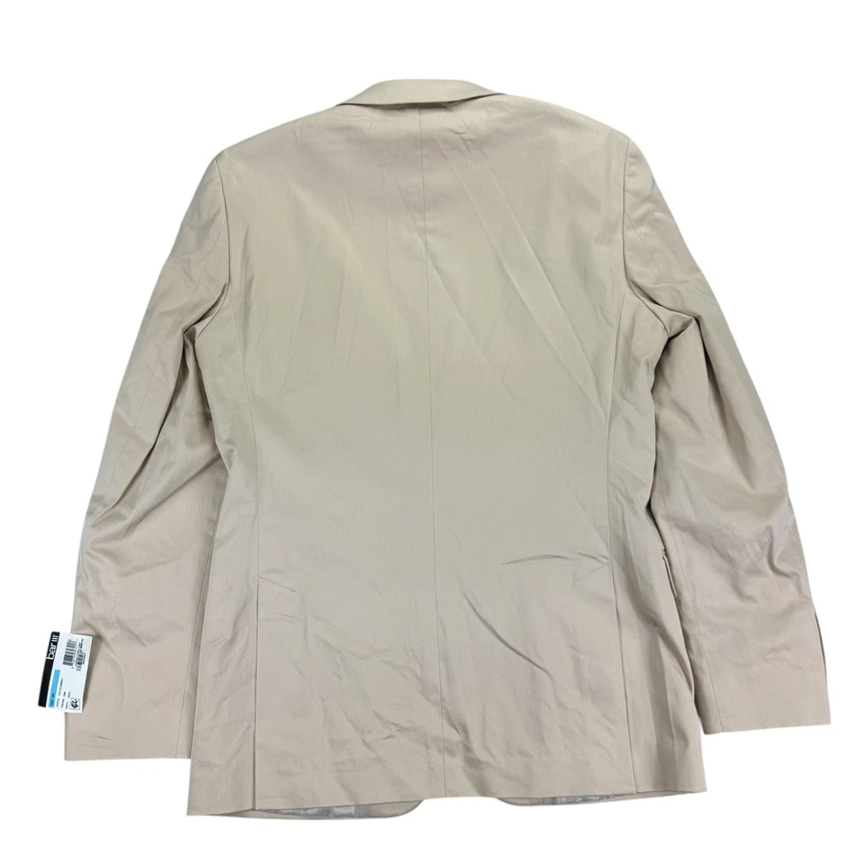 Bar III мужской Slim Fit хлопок эластичной твердого костюм куртка желтовато-коричневый 40L - Изображение 4 из 4