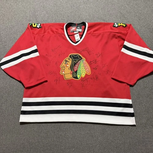 SIGNED NWT VTG NIKE Portland Winterhawks Hockey Jersey Red Home Men’s XL