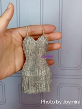 Doll Dress For Fashion Royalty Integrity Poppy Parker NuFace Crystal Jewelry