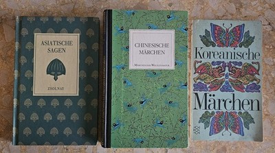 3 Bücher Asien, Asiatische Sagen, Chinesische - / Koreanische Märchen
