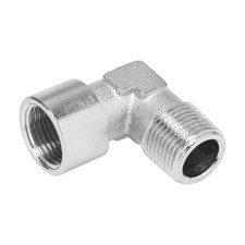 1pc FESTO CORPORATION NPFC-L-R12-G12-MF Fitting, elbow, nkl pl brass, air,