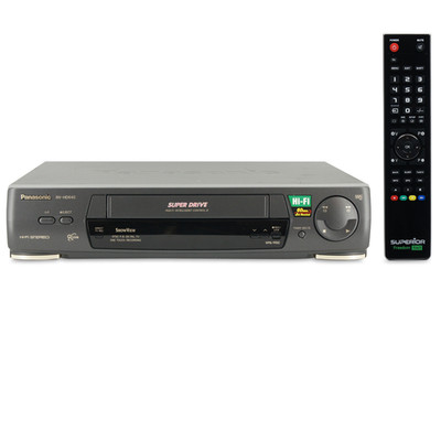 VHS Videorecorder Kassettenrekorder VCR Cassettenspieler Player Fernbedienung