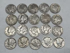 Lot # 1322 - 2.00 Face Value Mercury Dimes - 90% Silver - Unknown Grade