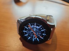 Samsung Galaxy Smart Watch SM-R805U 46mm Silver W/white Band GPS  LTE