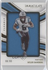 2023 Panini Immaculate Clearly Jerseys 98/99 Miles Sanders #CIJ-MS 19n6