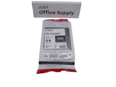 Genuine OEM Canon PFI-102MBK Matte Black Ink Free Shipping