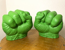 Hasbro Hulk Green Padded Fist Costume Gloves, Adult Unisex One Size Halloween