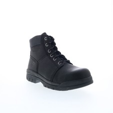 Wolverine Marquette 6" Steel Toe EH Slip Resistant Mens Black Work Boots