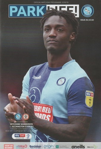 * 2018/19 - WYCOMBE WANDERERS PROGRAMMES - CHOOSE FROM LIST * - Picture 2 of 30
