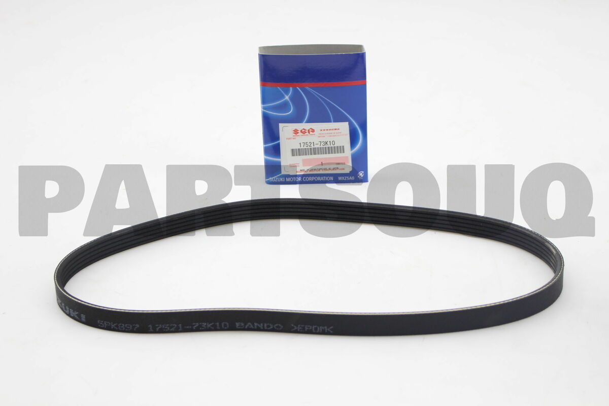 1752173K10 Genuine Suzuki BELT, WATER PUMP (5PK897) 17521-73K10 1752173K10 Genuine Suzuki BELT, WATER PUMP (5PK897) 17521-73K10