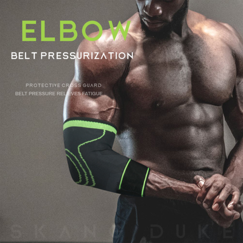 Elbow Brace Compression Support Sleeve Arthritis Tendonitis Reduce Joint Pain - Picture 2 of 9