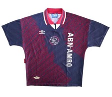 AJAX AMSTERDAM 1994/95 UMBRO Away Football Shirt XL 90s Vintage Soccer Jersey